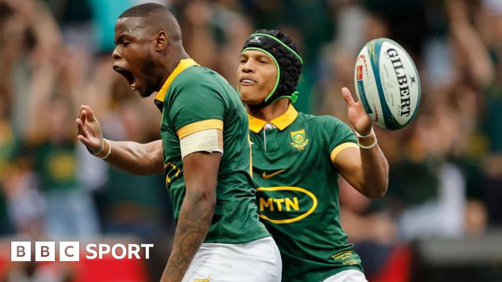 South Africa 48-7 Argentina: Springboks win first Rugby Championship since 2019