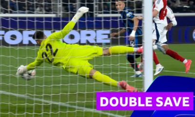 Arsenal's Raya stops penalty with 'outstanding' double save