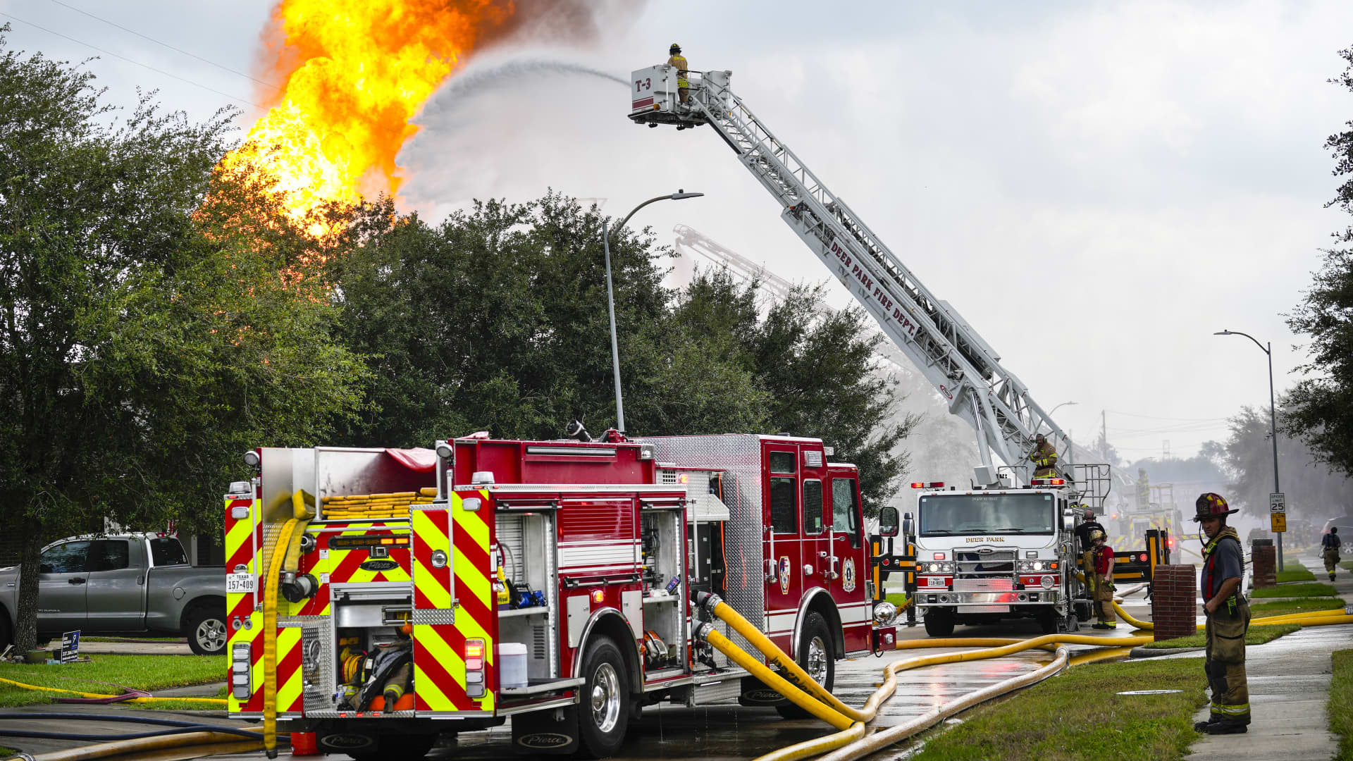 Houston-area pipeline fire prompts evacuations, shelter-in-place orders for thousands