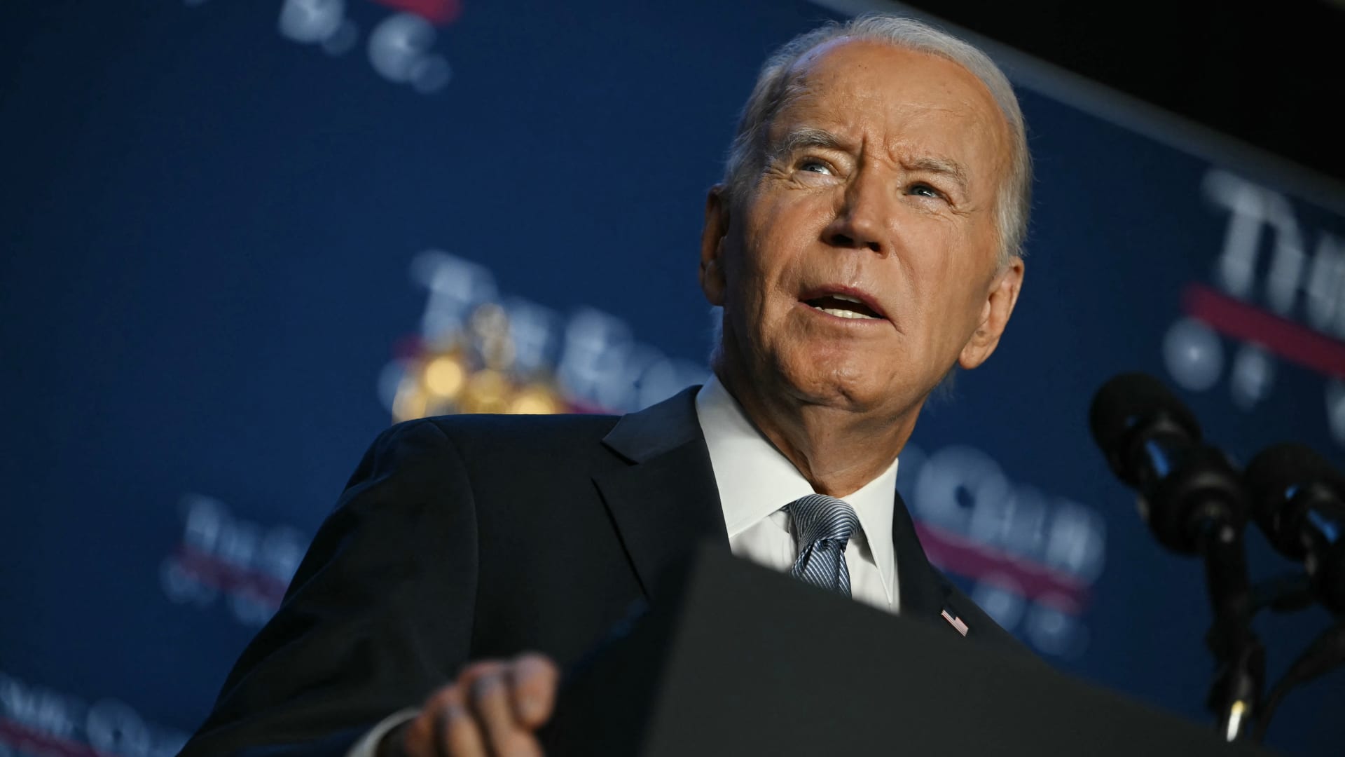 Biden speaks at the Economic Club of Washington, D.C.