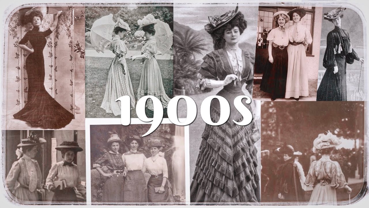 The evolution of women’s fashion through the 20th century (1900s - 2000s)