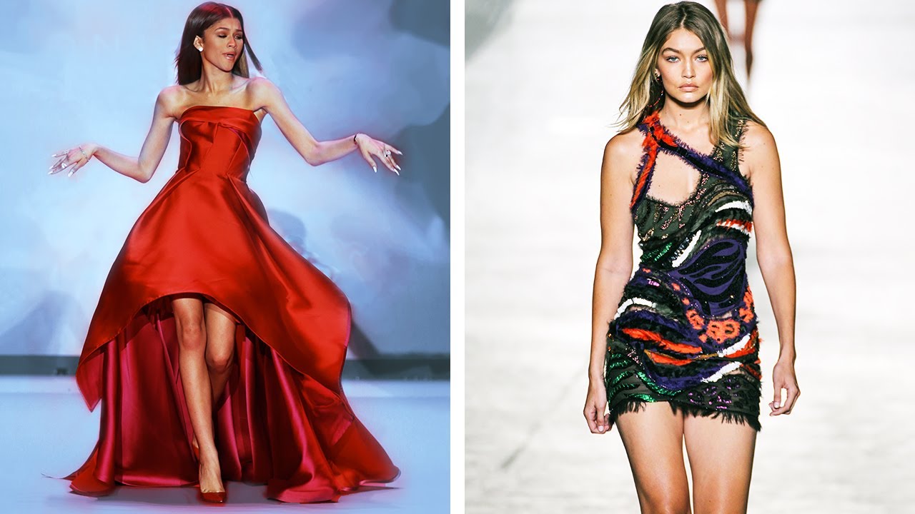 Models Vs. Zendaya on the runway #shorts