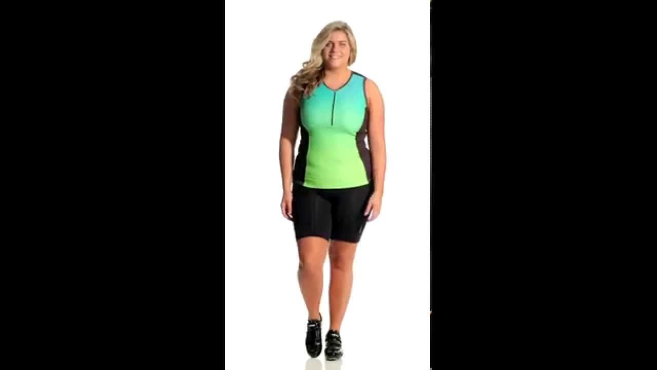 Shebeest Women's Triple S Ultimo Plus Size Cycling Shorts | SwimOutlet.com