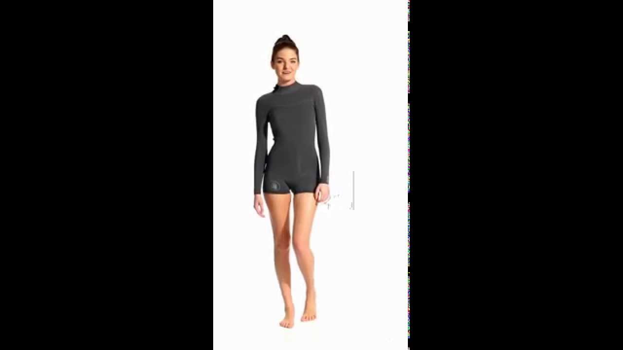 Body Glove Women's Smoothies 2MM Back Zip L/S Spring Suit | SwimOutlet.com