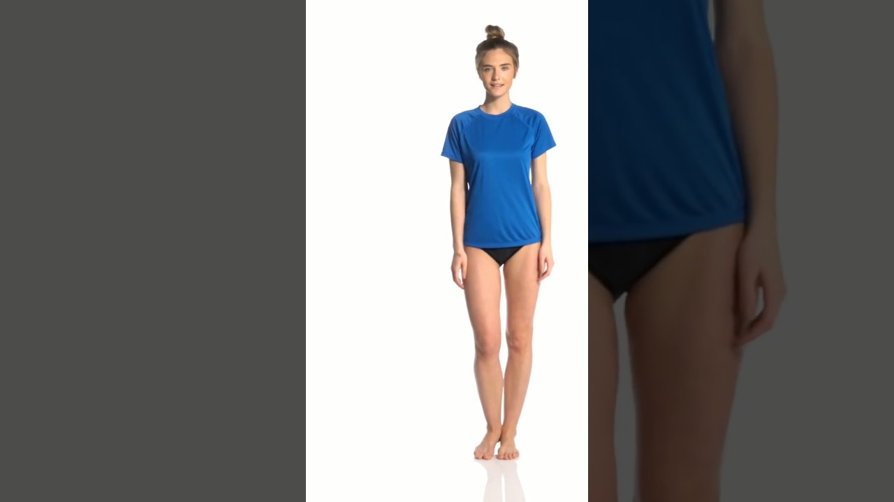 Sporti Women's Solid S/S UPF 50+ Sun Shirt | SwimOutlet.com