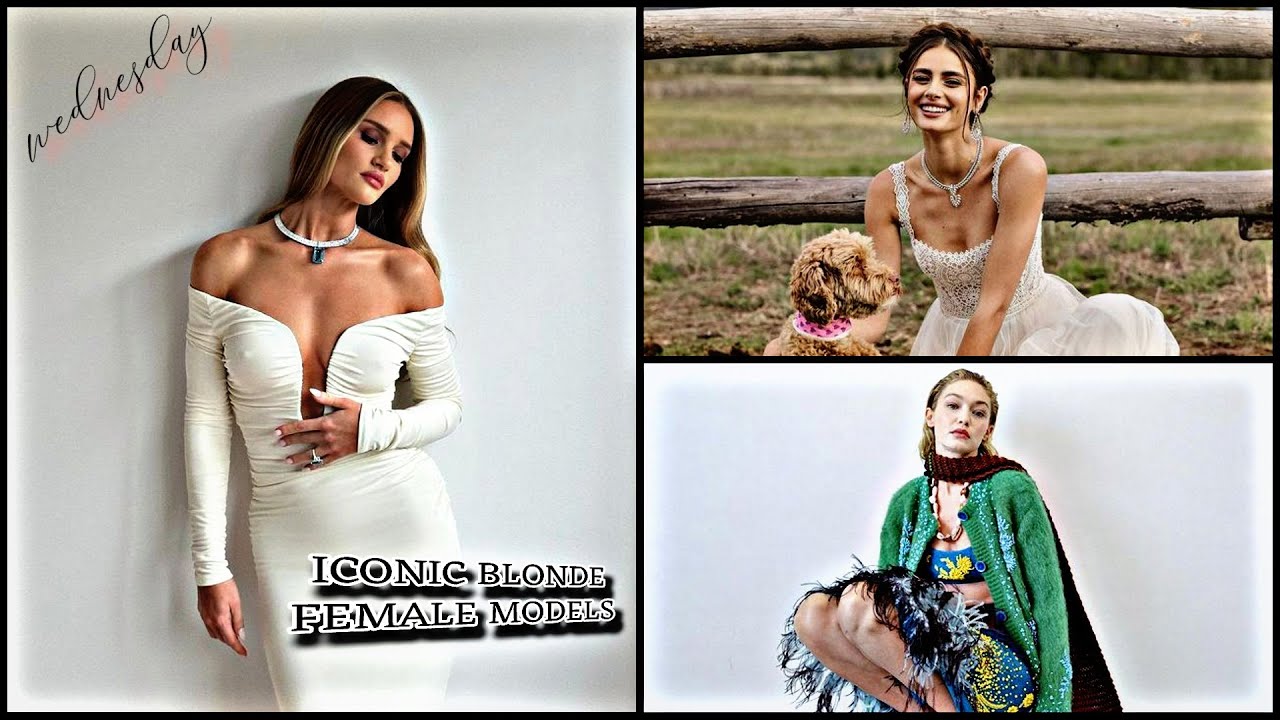 TOP 10 ICONIC BLONDE FEMALE MODELS 2024