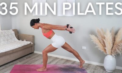 35 MIN FULL BODY WORKOUT || At-Home Pilates With Weights