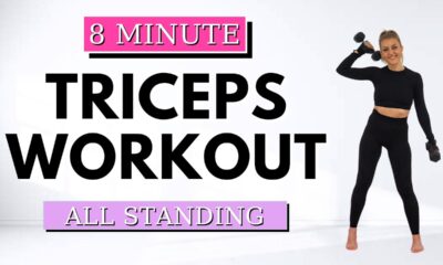 🔥8 Min TRICEPS WORKOUT🔥TONE & SCULPT🔥LET`S GET SHREDDED SERIES🔥Triceps Workout at Home🔥ALL STANDING🔥