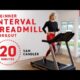 Beginner Interval Treadmill Workout | 20 Minutes