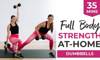 35-Minute Full Body STRENGTH Workout with Dumbbells (12 BEST Full Body Exercises At Home)