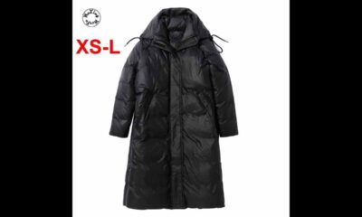 Women-s mid long down jacket thickened Europe high end fashion down coat white duck down jacket XS