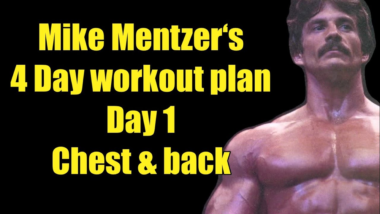 Mike Mentzer‘s BEST Training Routine, 4 Day Split  (Day 1 Chest & Back) #mikementzer #bodybuilding