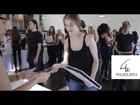 Female Model Runway Casting Walk at Wilhelmina Modeling Agency in Denver