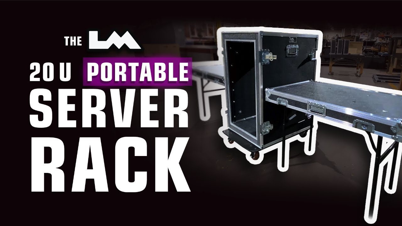 20U Portable Server Rack | LM CASES [Quickview]