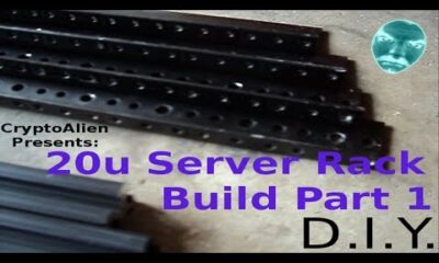 20u Server Rack Build Part 1 D.I.Y.