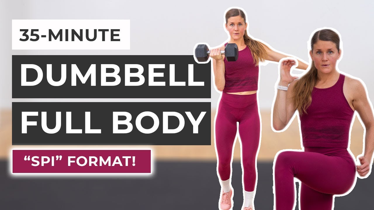 35-Minute Full Body Dumbbell Workout (Strength, Power and Isometrics)