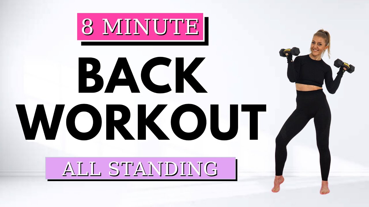 🔥8 Min BACK WORKOUT🔥TONE & SCULPT🔥LET`S GET SHREDDED SERIES🔥Back Workout at Home🔥ALL STANDING🔥