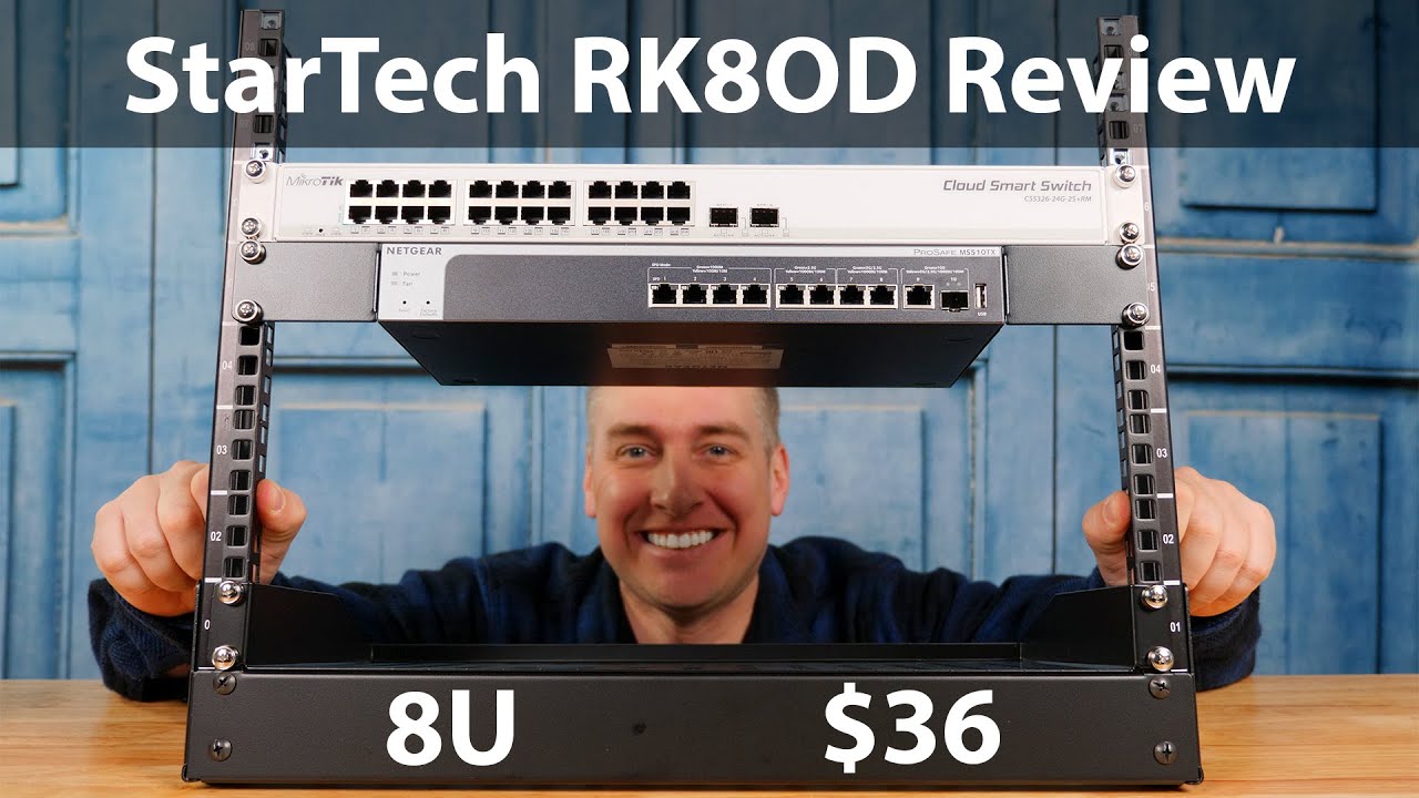 StarTech RK8OD 8U Open Frame Rack Review