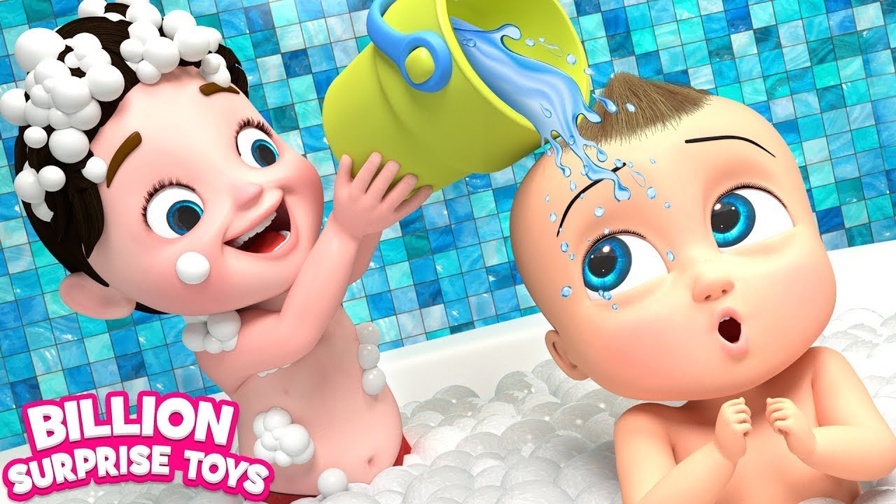 Baby Bath Time Fun Song | Cartoon for kids | Kids Cartoon | Funny Videos for toddlers