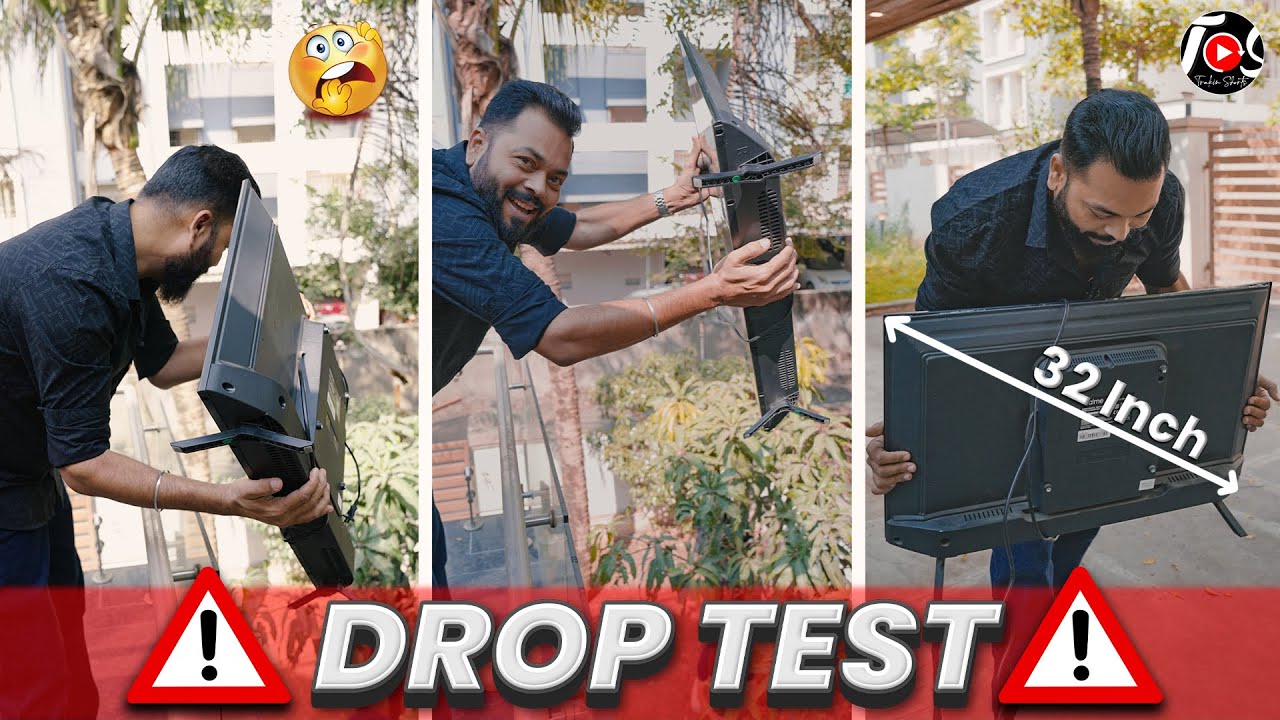 Smart TV Drop Test 🤯Ye To Socha Hi Nahi Tha⚡#TrakinShorts #Shorts