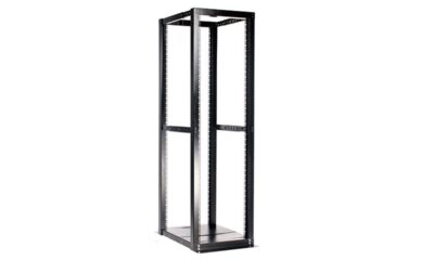 42U Adjustable 4 Post Open Server Equipment Rack Cabinet - 4POSTRACKBK | StarTech.com