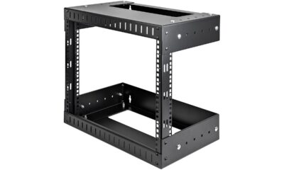 8U 19" Adjustable Wall Mount Network Rack | RK812WALLOA | StarTech.com