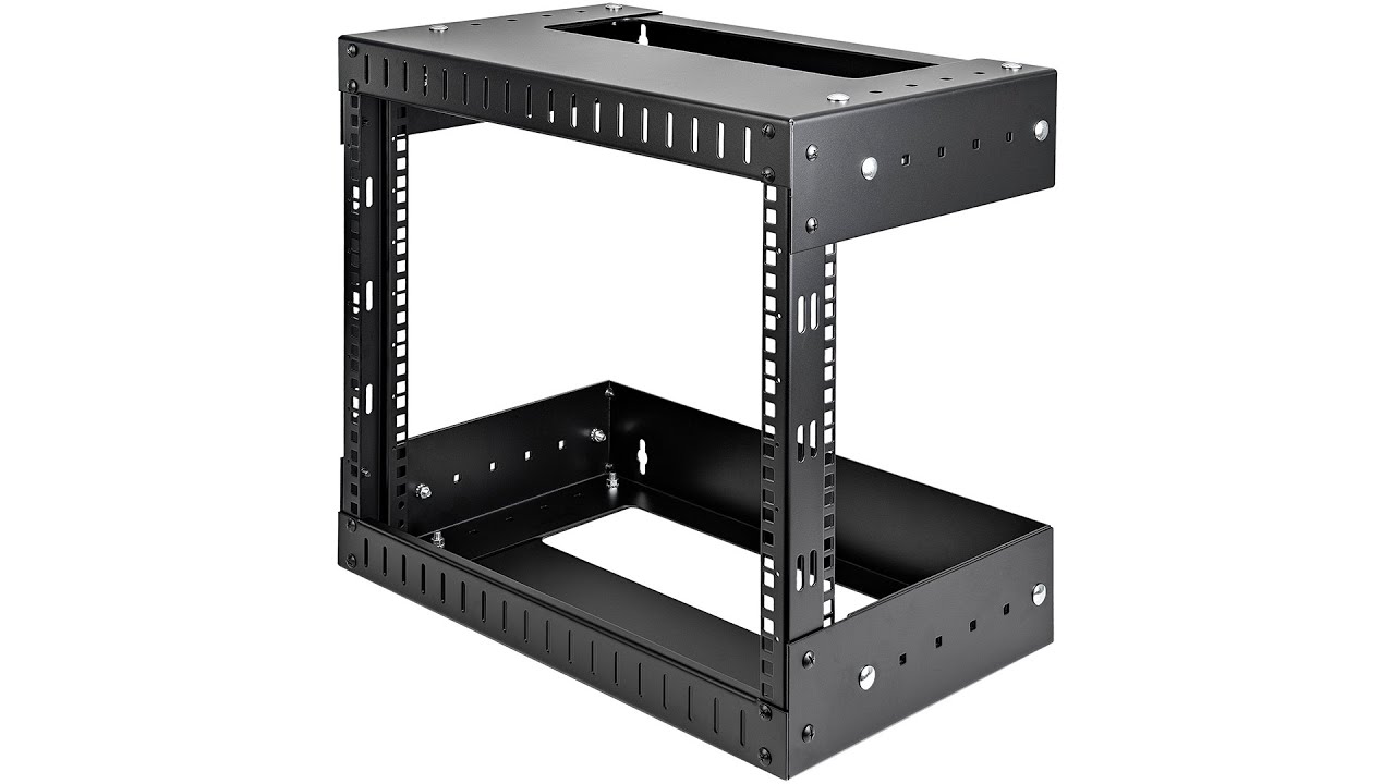 8U 19" Adjustable Wall Mount Network Rack | RK812WALLOA | StarTech.com