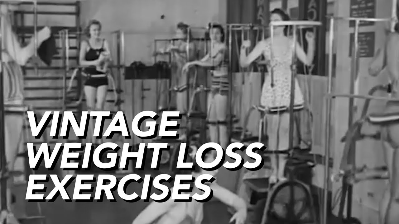 Vintage Weight Loss Exercise Machine Fads (1930's, 1940's, 1950's, 1960,'s)