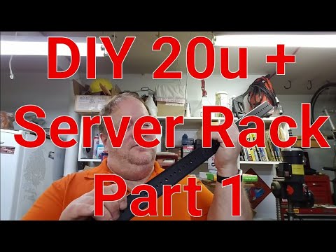 DIY 20 u + server rack. Part 1.