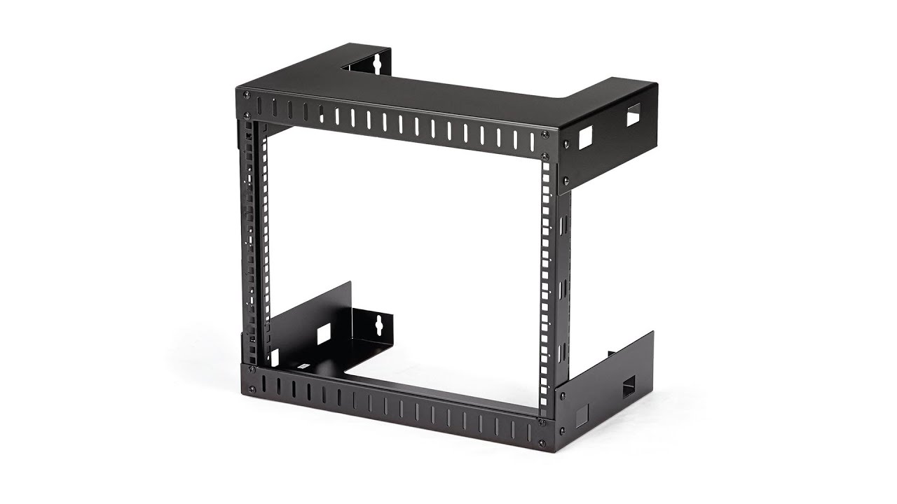 8U Open Frame Wall-Mount Equipment Rack - RK812WALLO | StarTech.com