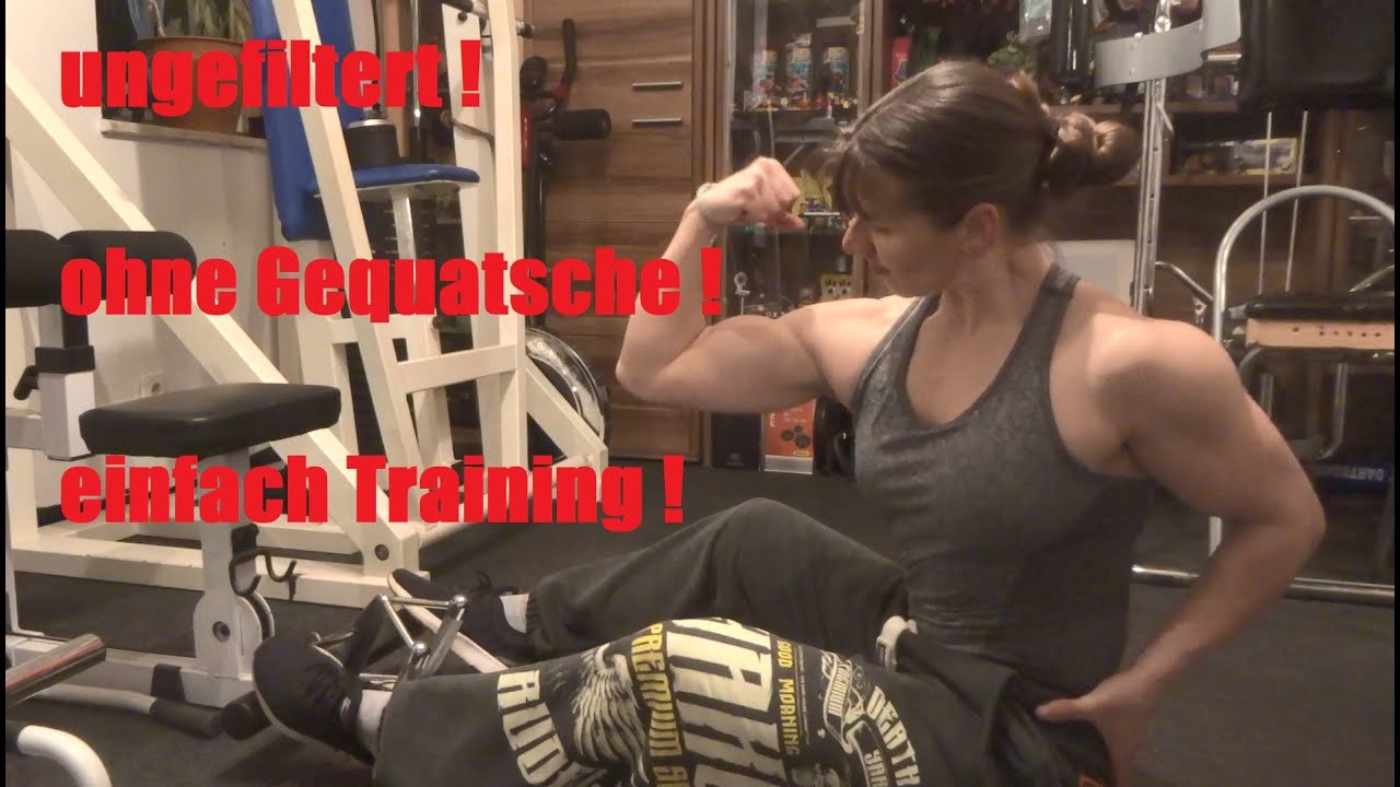 Brutales Rückentraining - Workout mit Conny FBB Women´s Bodybuilding MOTIVATION