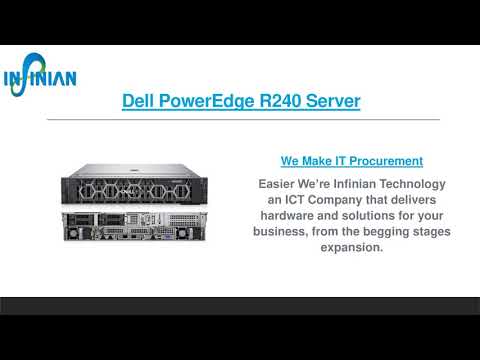 Dell Rack Server 1U: Dell PowerEdge R240 Server | Price/Cost