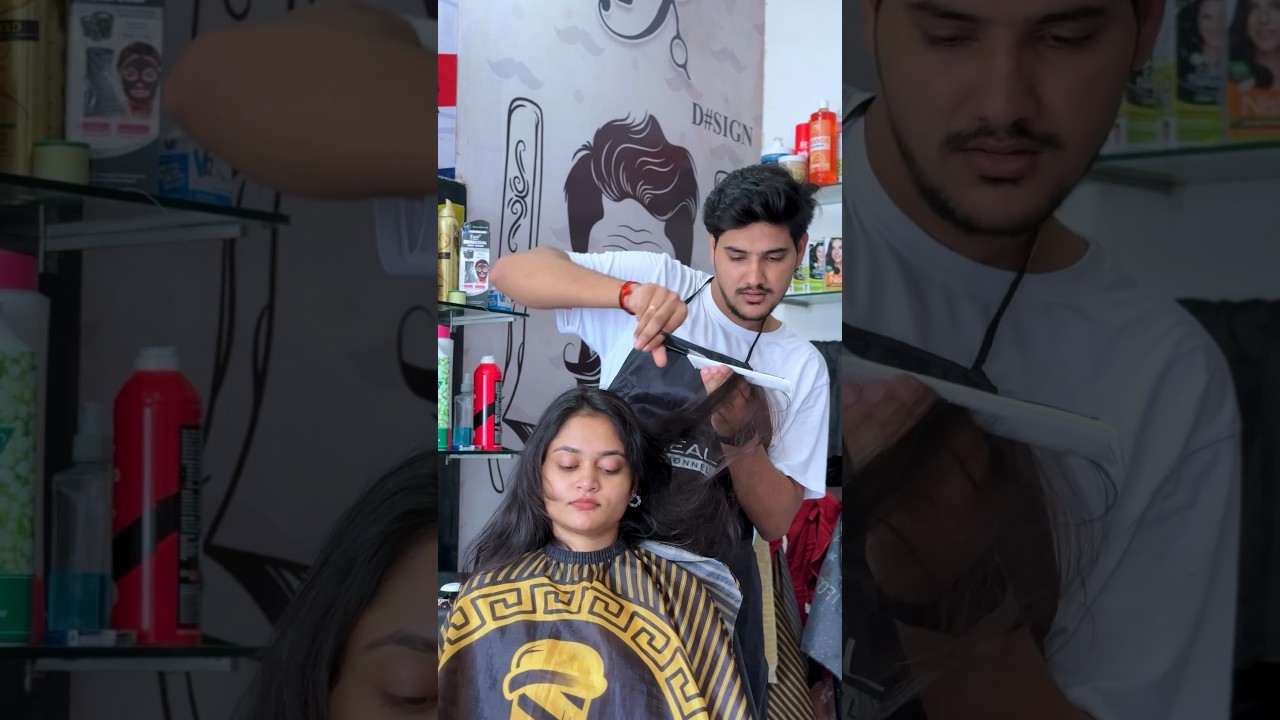 Free salon 😅🤣 || funny video || Shubham || tiyaa #trending  #foryou #youtube