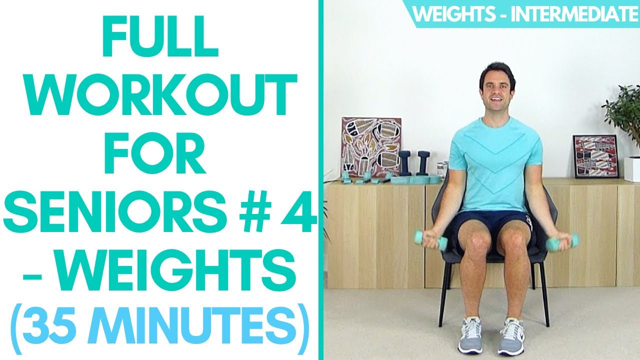 Full Workout With Weights For Seniors | 35 Minutes | Intermediate