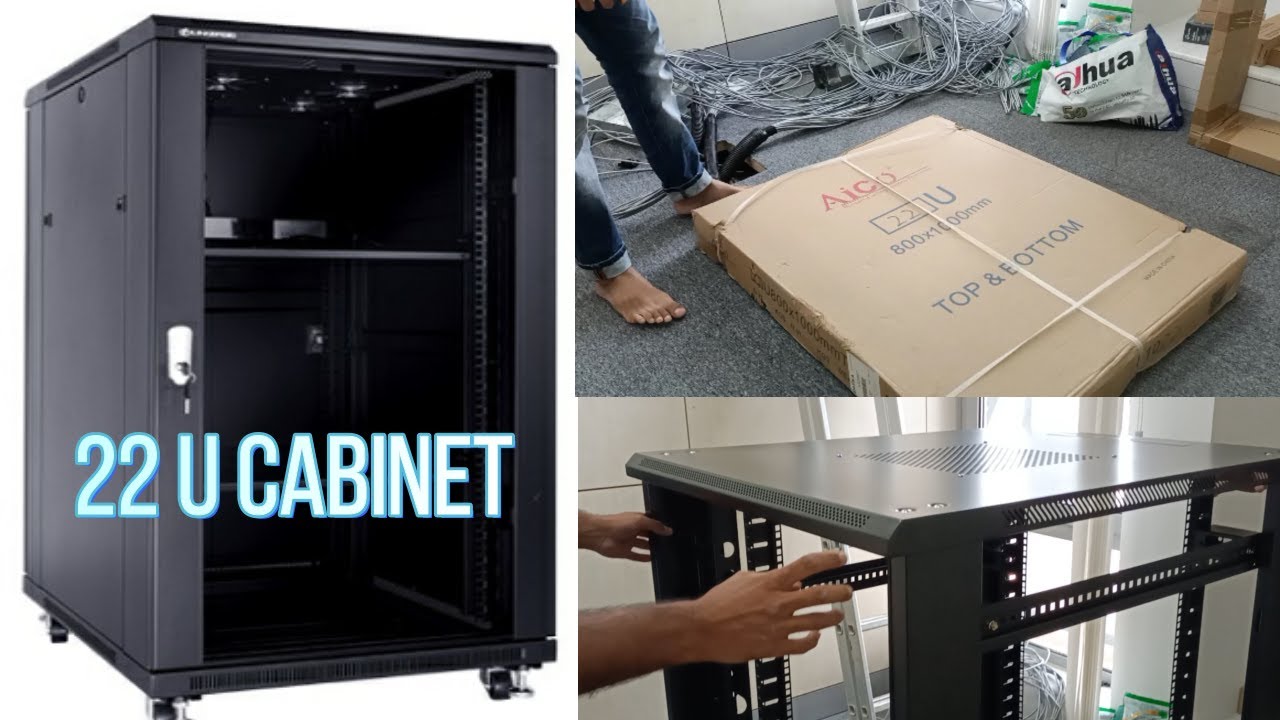 Network And Server Rack Cabinet 22U Assembly Instruction How to built A Server Rack 1000x800 mm