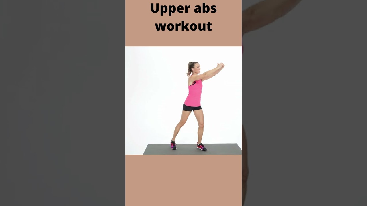 Upper abs workout#best ab s exercise for women#short video##