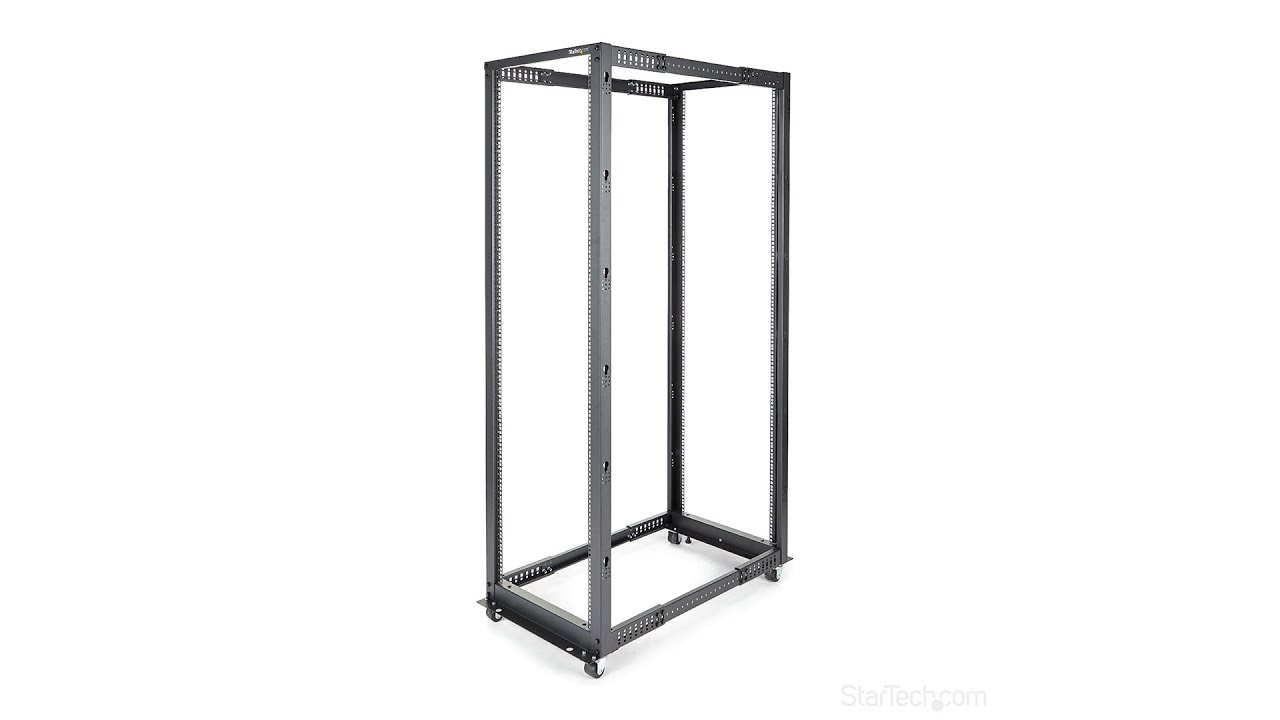 42U Adjustable Depth Open Frame 4 Post Server Rack Cabinet - 4POSTRACK42 | StarTech.com