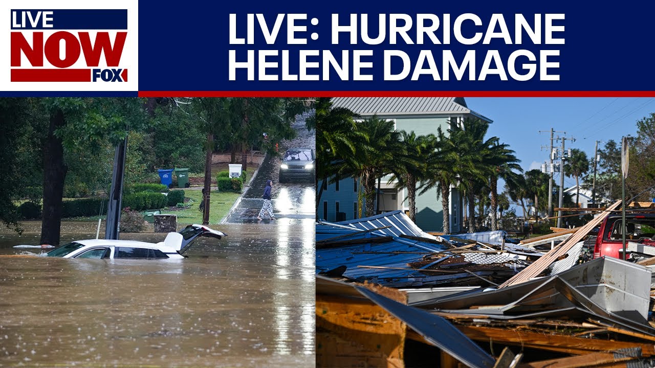 HELENE LIVE: Watch live as Hurricane Helene makes landfall