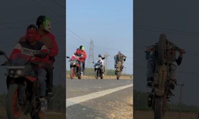 Ab Hat Laga Ke Dikha 😡 || Sumon Stunts🔥|| 2 Numberi #shorts #ktm