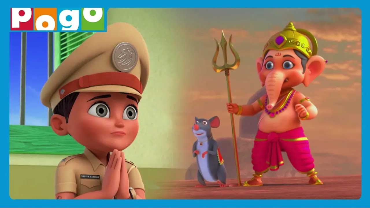 Little Singham Aur Ganesh Ji Ke Adventures! 🐘 | Happy Ganesh Chaturthi 🙏| Festival |  @PogoChannel