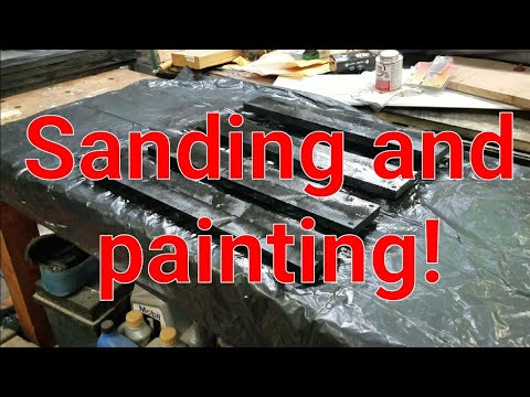 DIY 20u + server rack. Part 3 sanding and painting.