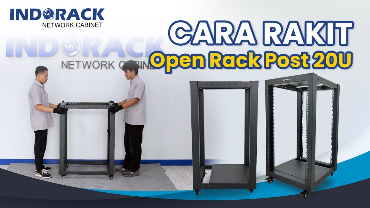 Perakitan Rak Server Indorack: Open Rack Post 20