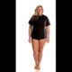 Speedo Women's Endurance S/S Plus Size Rashguard | SwimOutlet.com