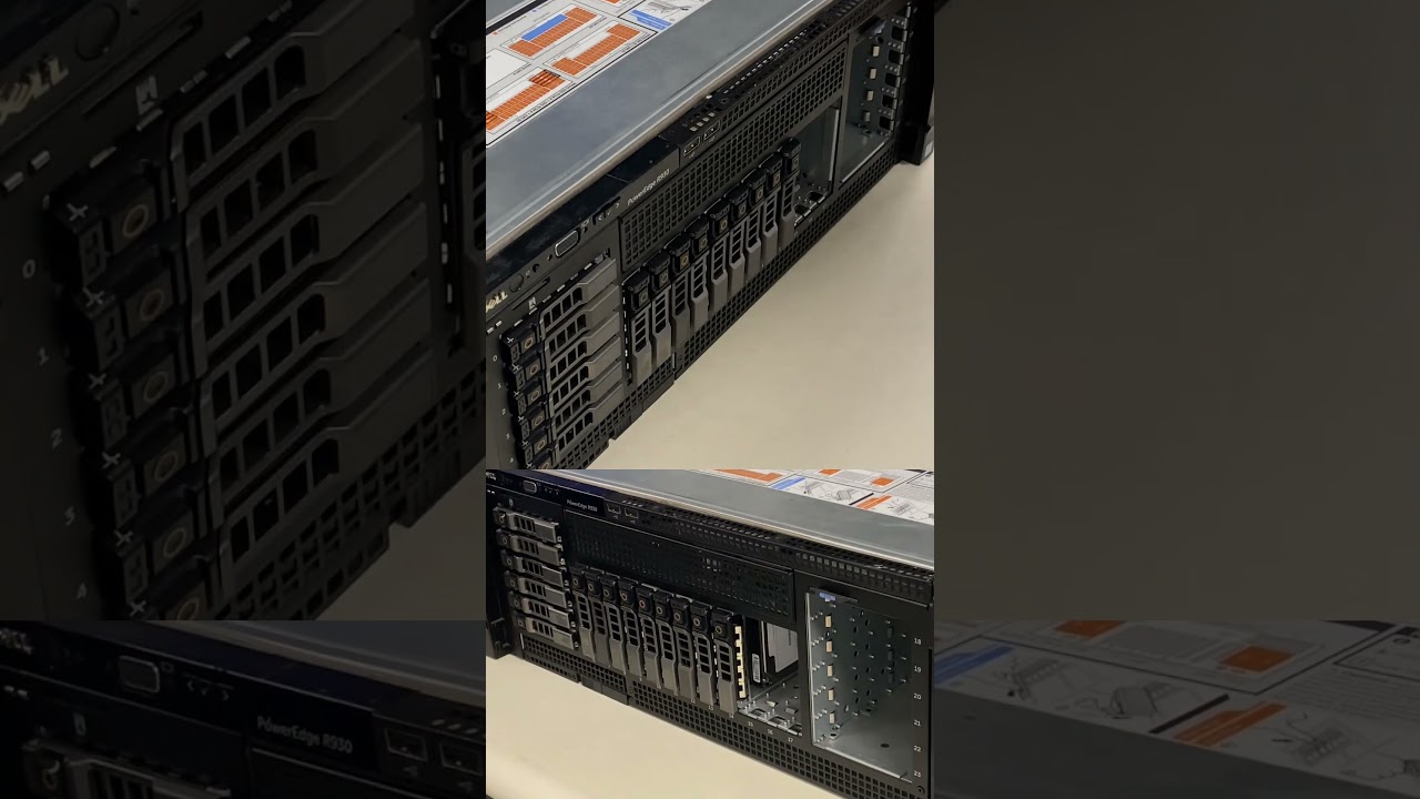 Dell PowerEdge R930 Storage Installation #technology #satisfying #timelapse #youtubeshorts