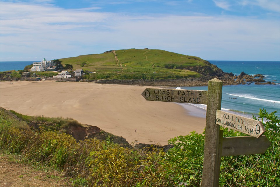 Burgh Island is a tidal island, meaning access by foot to the island is cut off during high tide