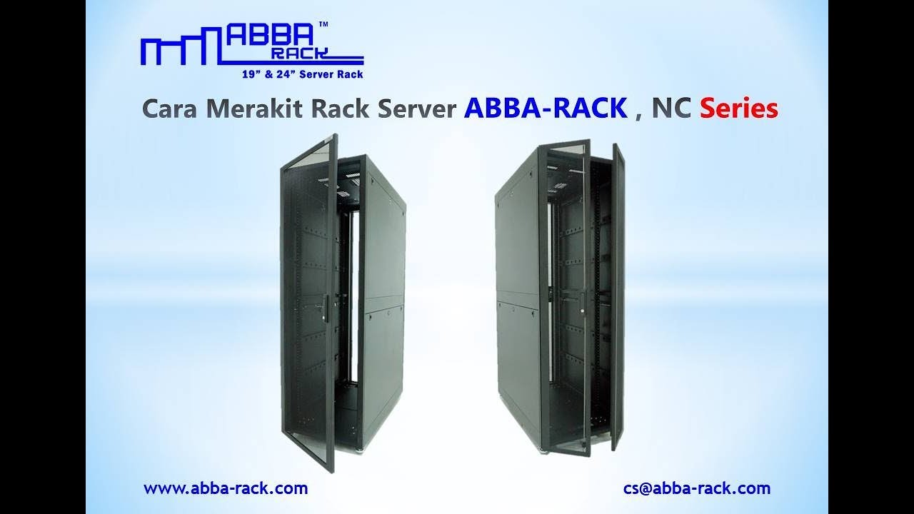 Cara Merakit Rack Server ABBA RACK - Premium Series (Perforated Front Door &  Rear Split Door)