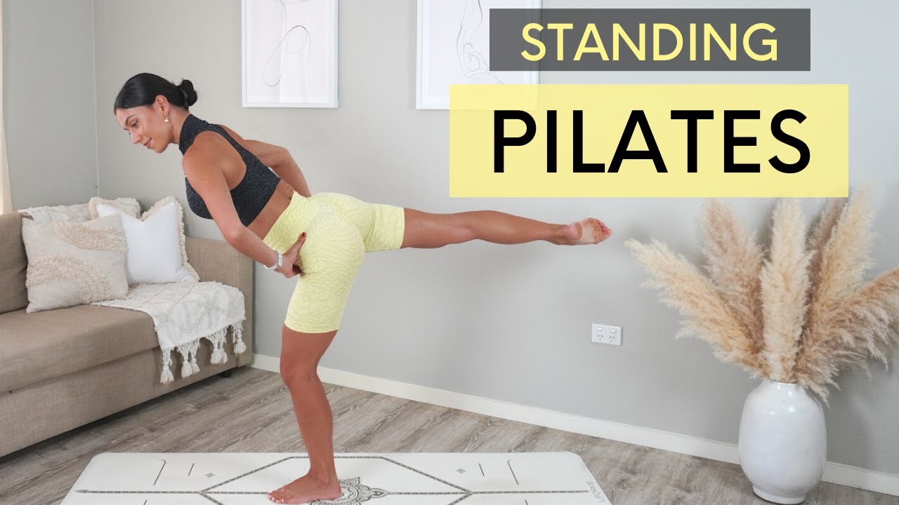 30 MIN STANDING PILATES || Full Body Workout (No Equipment)