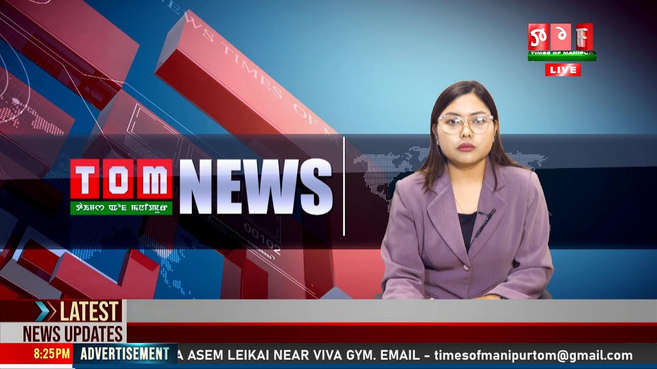 LIVE | TOM TV 8:00 PM MANIPURI NEWS, 26 SEP 2024