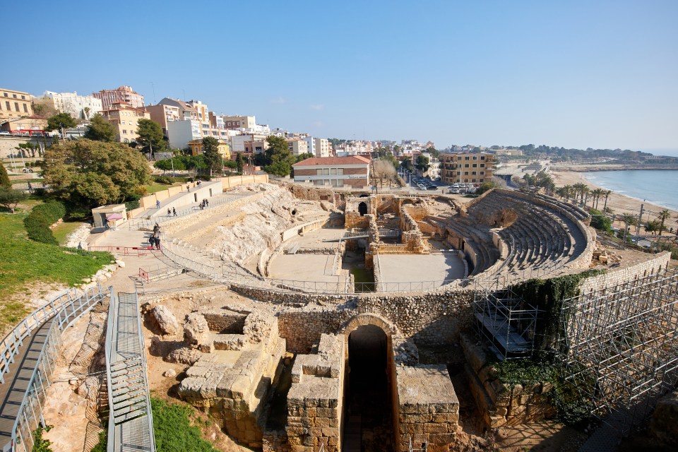 The Roman amphitheatre, Tarragona