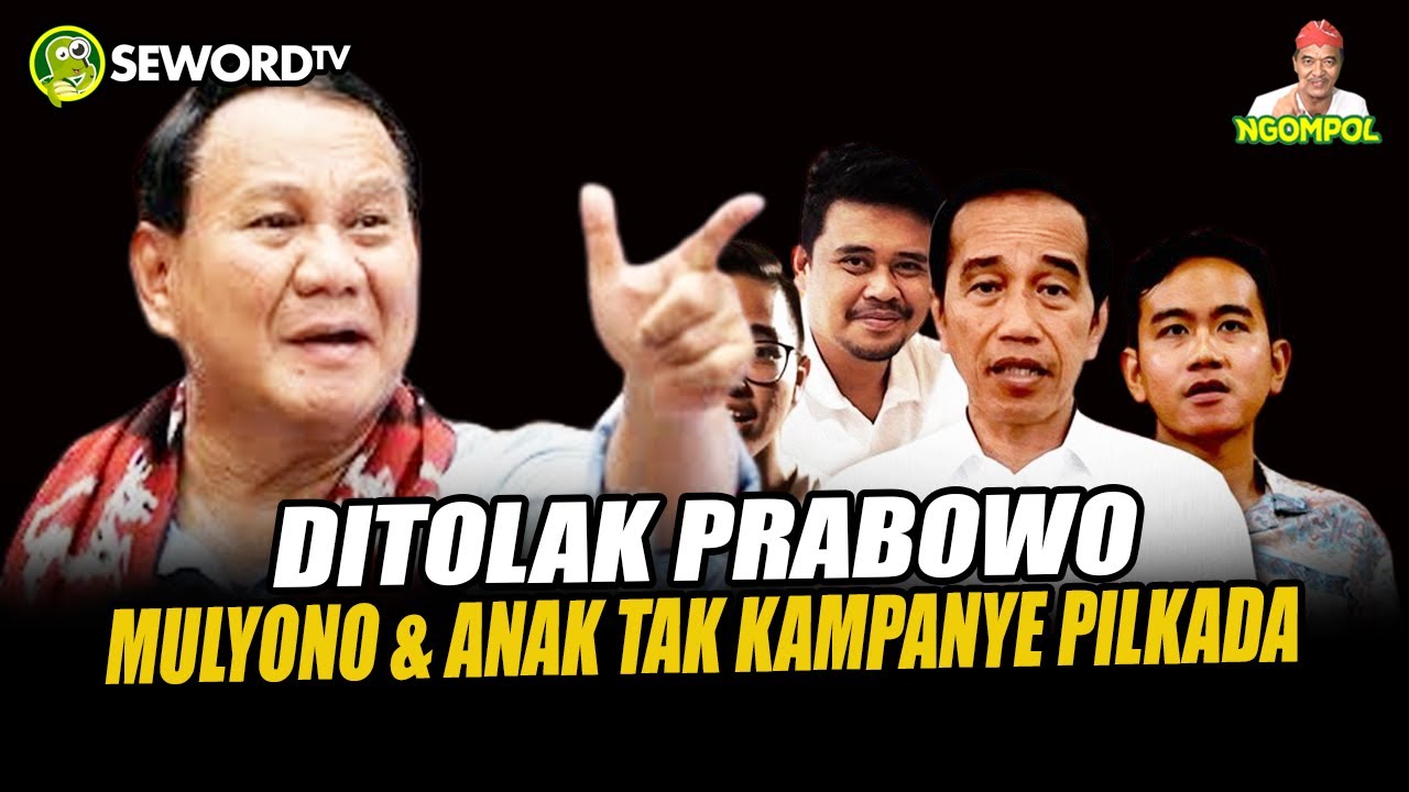 Begawan: PANASSS.. DITOLAK PRABOWO, MULYONO&ANAK TAK KAMPANYE PILKADA? #712